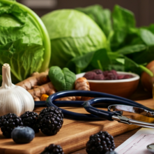 Whole foods like vegetables, fruits, and herbs for managing chronic illness naturally
