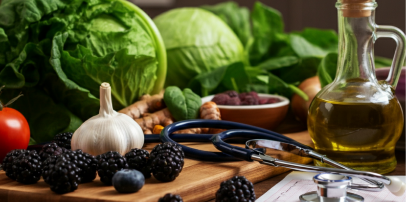 Whole foods like vegetables, fruits, and herbs for managing chronic illness naturally